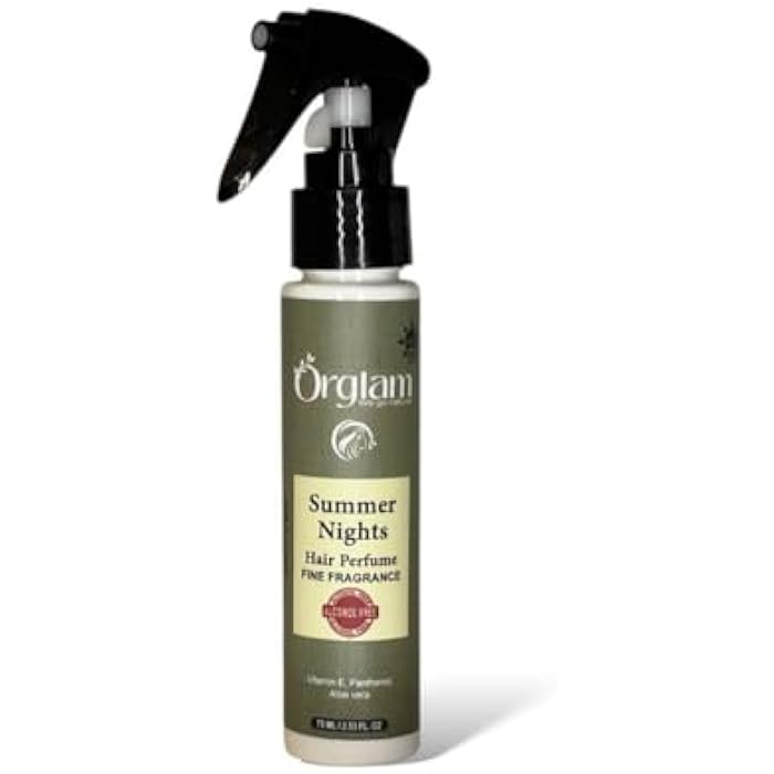 Orglam . (Daily Vitamin Hair Perfum & Mist (Summer Nights) (SPF30)(Panthenol-Vitamin E-Aloe vera)(75ml))